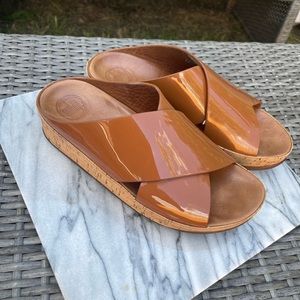 FitFlop leather slippers